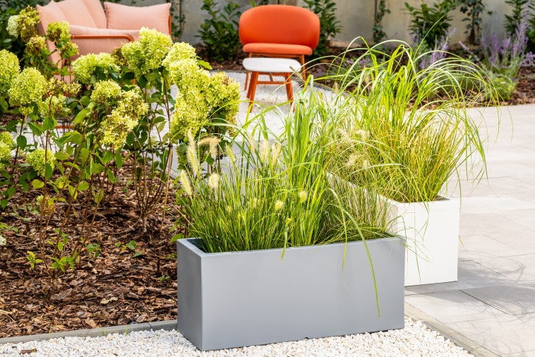 Podłużna prostokątna donica do ogodu Monumo Long Slim